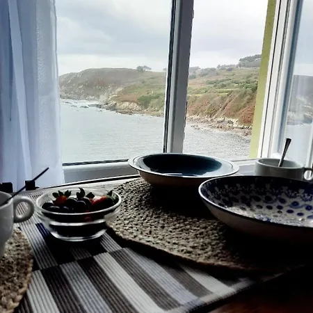 公寓 House Of Whales, Con Vistas Al Mar En Caion *